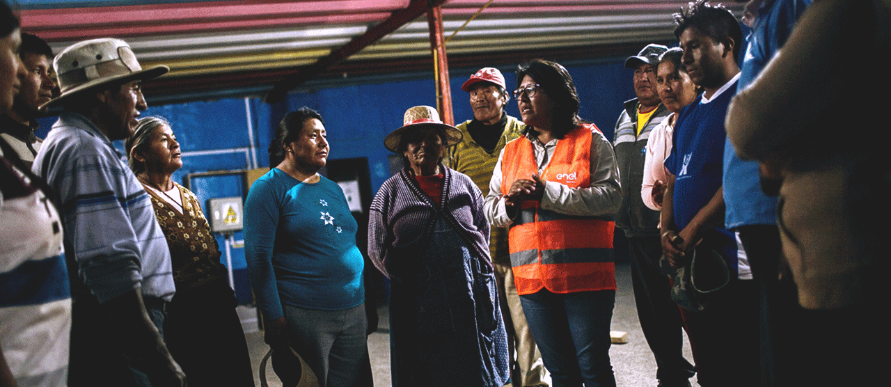 Promoter of Enel promoting sustainable development 